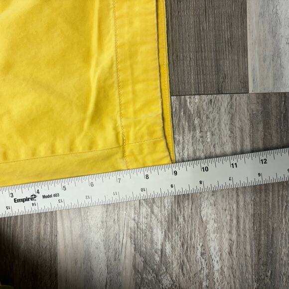 Vintage 90s Polo by‎ Ralph Lauren Yellow Mens 32x9 Relaxed Fit Chino Shorts - Picture 10 of 14